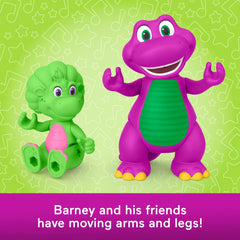 Fisher-Price Barney’s World Hey Friends 4-pack Figure Set with Barney Baby Bop, Billy & David