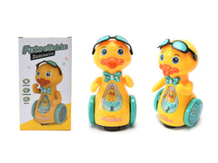 B/O Duck β Battery Operated Walking Duck Toy with Steam Effect, Music & Lights