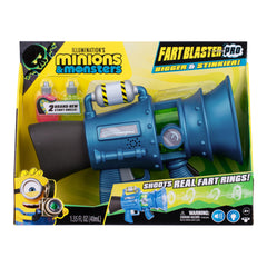Minions & Monsters Fart Blaster Pro with 8 Stink Settings, Shoots Stinky Fart Rings up to 6' Away Includes 2 Different Scented Fart Formulas , Ages 4+