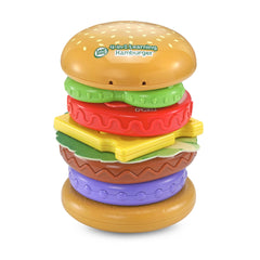 LeapFrog 4-in-1 Learning Hamburger Plastic & fabric Plastic, Fabric with Accessories, Baby and Toddler Toys