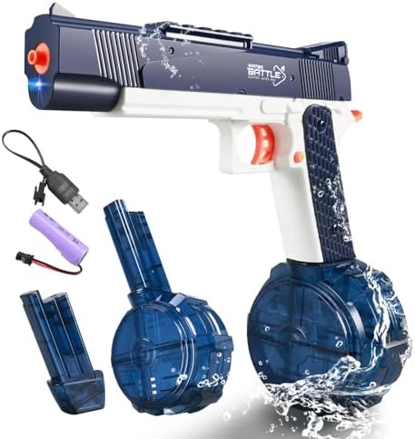 Snowall Pink Electric Water Gun 35 Foot Range Outdoor Toy