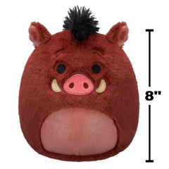 Squishmallows FuzzAMallow Disney Official 8 inch Pumbaa - Child's Ultra Soft Stuffed Plush Toy