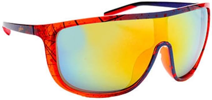 Marvel Spider Man kids black and red sports wrap sunglasses