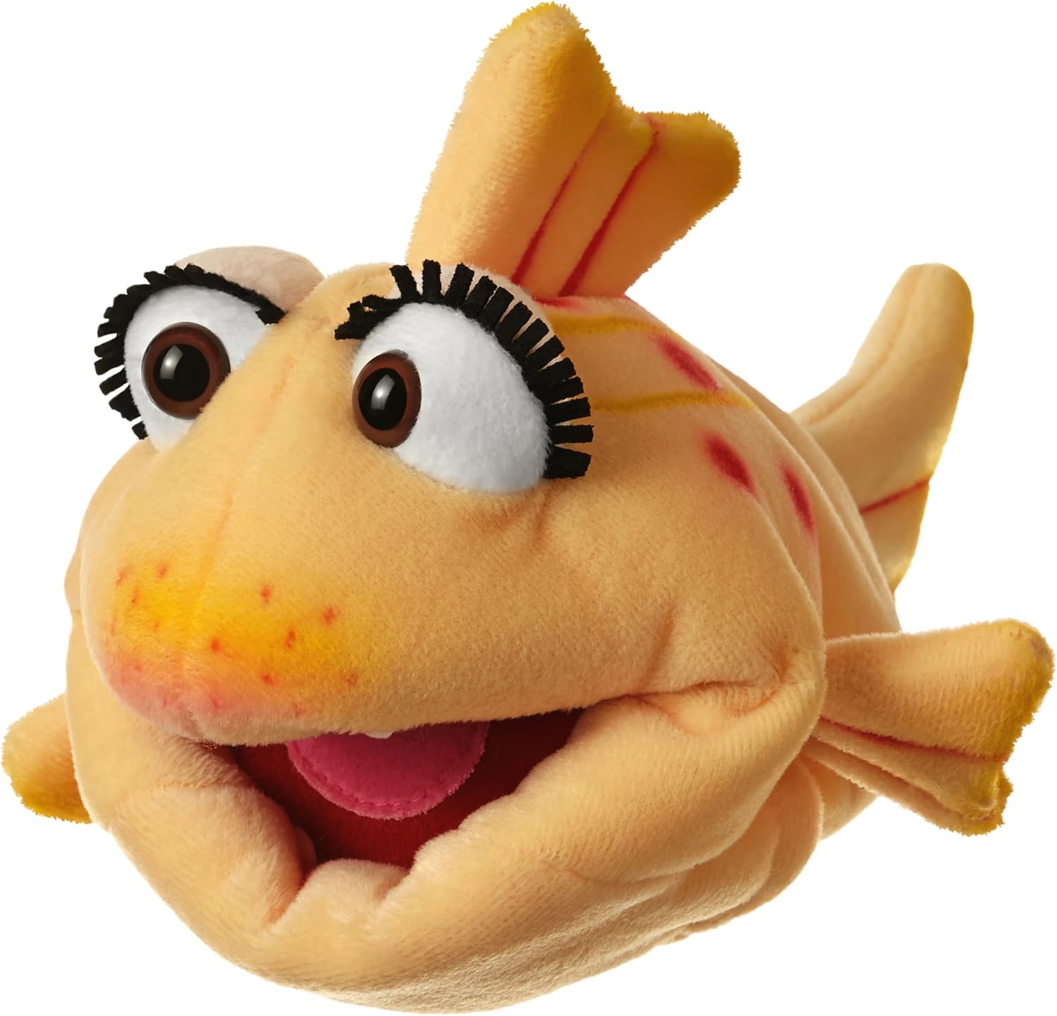 THiN AiR Brands Living Puppets Lucy 8 Inch Orange Fish Hand Puppet