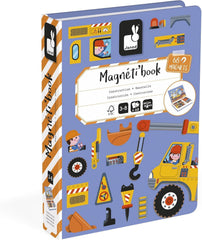 Janod Construction Magneti'Book Magnetic Educational Game – 50 Magnets