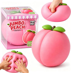 Jumbo Peach Squishy Sensory Fidget Toy