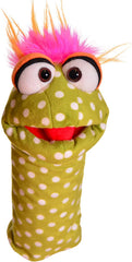 thin-air-brands-living-puppets-shesha-10-inch-green-sock-hand-puppet