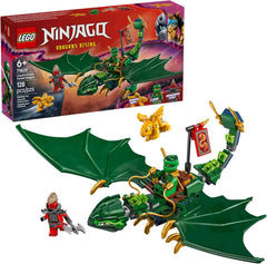 LEGO NINJAGO Lloyd's Green Forest Dragon 71829 128 Piece Building Set