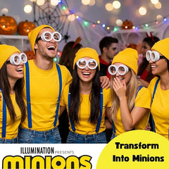 Minions Goggles Official Despicable Me Costume Sunglasses One Size Fits Most
