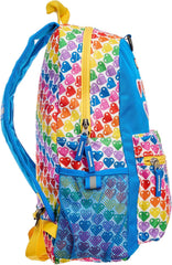 LEGO Iconic Prints Rainbow Hearts Classic 16 Inch Kids Backpack