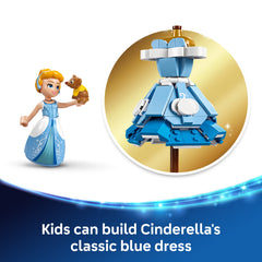 LEGO Disney Princess Cinderella’s Dress Kids Toy with Minidoll Character - Fun Building Toy for Girls and Boys Ages 9 and Up - Disney Gift Idea for Fans and Fashion Lovers - 43266