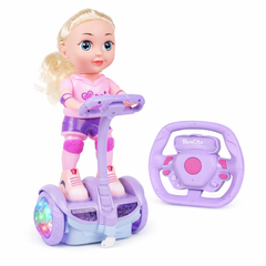 Baby 360 RC Balance Car Blonde Doll Remote Control Toy