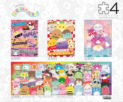 Buffalo Games Squishmallow Party Pack Multipack Adult Interlocking Jigsaw Puzzle