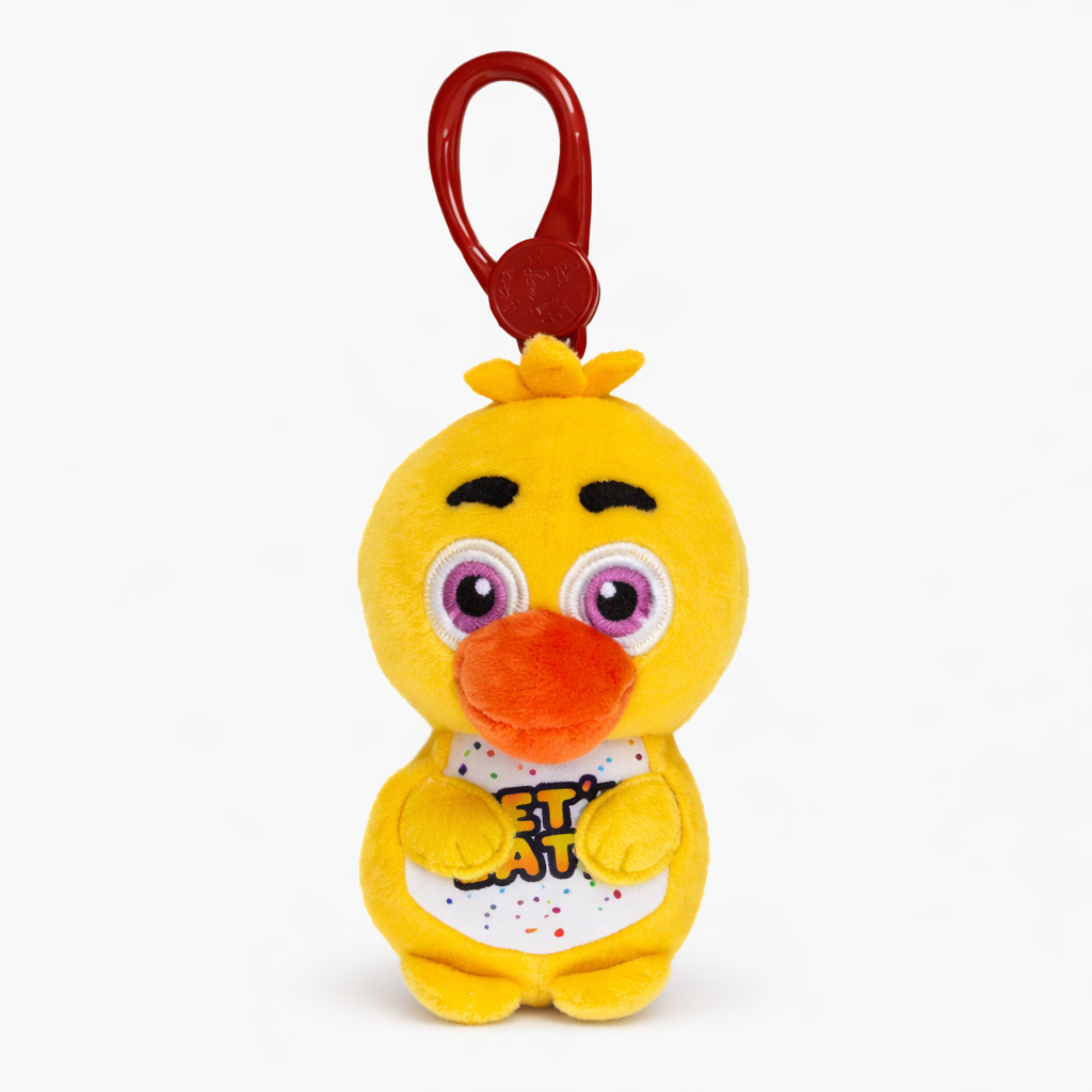 Five Nights at Freddy’s Chica clips plush mini character keychain