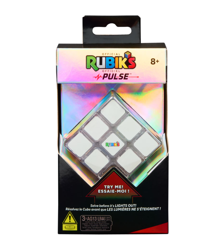 Rubik's Pulse Cube 3x3 Light-Up Electronic Puzzle Game