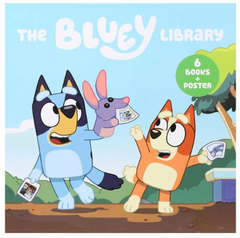 The Bluey 6 Book Hardcover Library Set