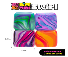 Schylling NeeDoh Nice Cube Swirl Sensory Toy