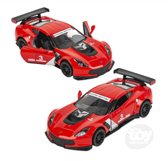 The Toy Network 5 Inch Die Cast 2016 Corvette C7R Race Car 1 Piece Random Color