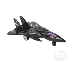 The Toy Network 4 Inch Die Cast Pullback Fighter Jet 1 Piece Random Color