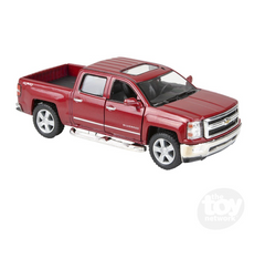 The Toy Network 5 Inch Die Cast Pull Back 2014 Chevy Silverado 1 Piece Random Color