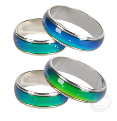 The Toy Network Mood Ring Bands 1 Piece Random Style