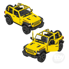 The Toy Network 5 Inch Die Cast Pull Back 2018 Jeep Wrangler Open Top