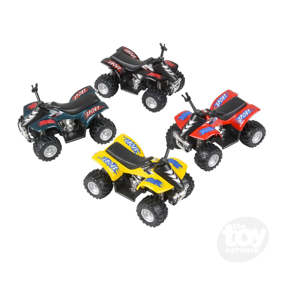 The Toy Network 3.75 Inch Die Cast Smart ATV 1 Piece Random Color