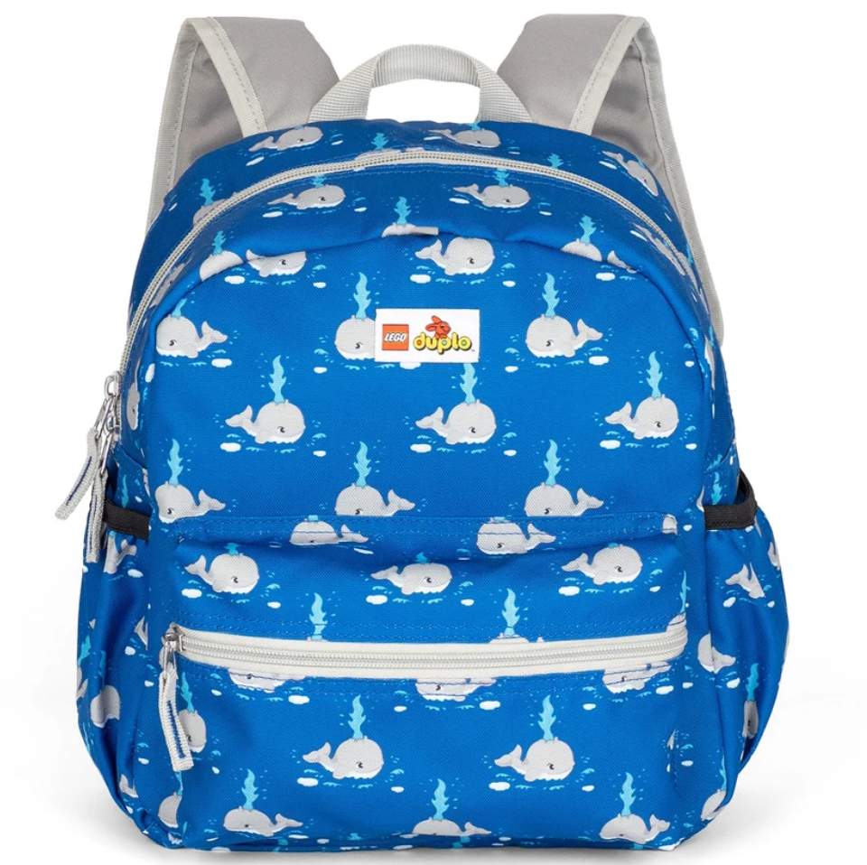 LEGO DUPLO Whale Print Preschool Kids Backpack