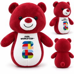 Jazwares FIFA World Cup 2026 10 Inch Colorful Bear Plush Toy