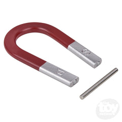 The Toy Network 4 Inch Metal Horseshoe Magnet Science Toy