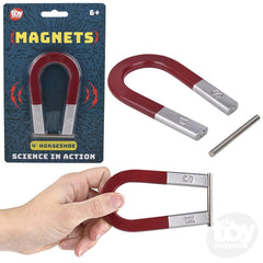 The Toy Network 4 Inch Metal Horseshoe Magnet Science Toy