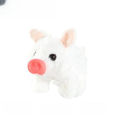 TOYSPI Cute Little Pig Running and Barking Electronic Plush Toy