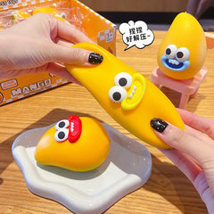 Big-Eyed Funny Mango Squishy Sensory Fidget Toy
