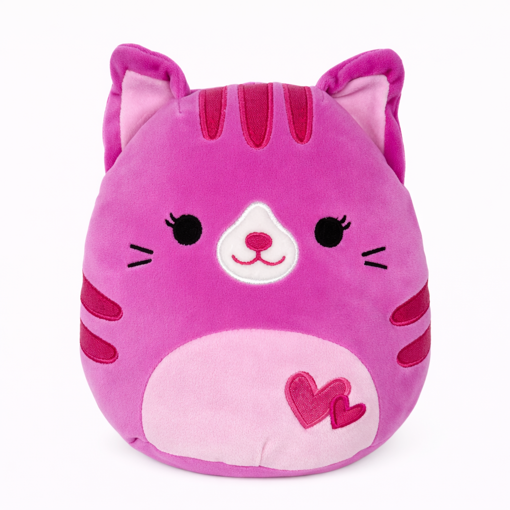 Squishmallows Harrell the Cat 12 inch Valentine plush toy