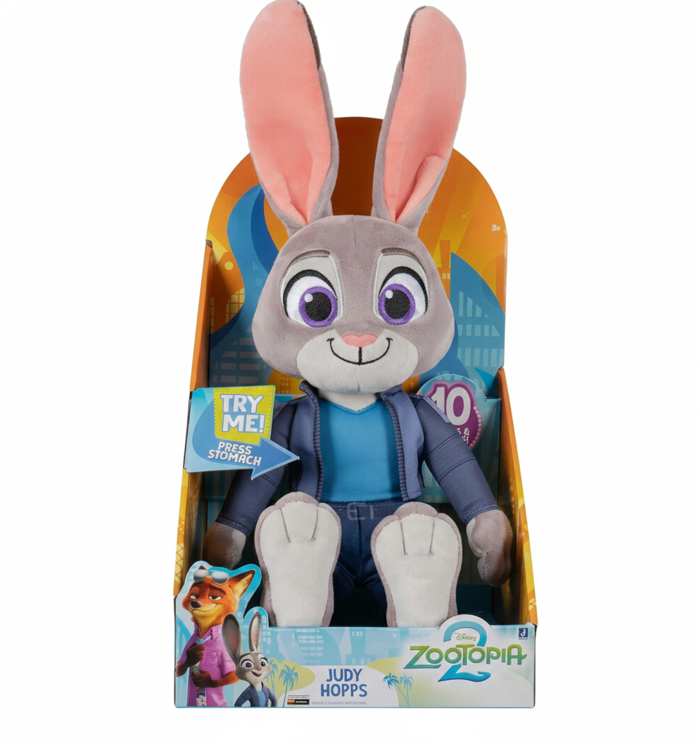 Disney Zootopia Judy Hopps 6-inch interactive plush toy with sound feature