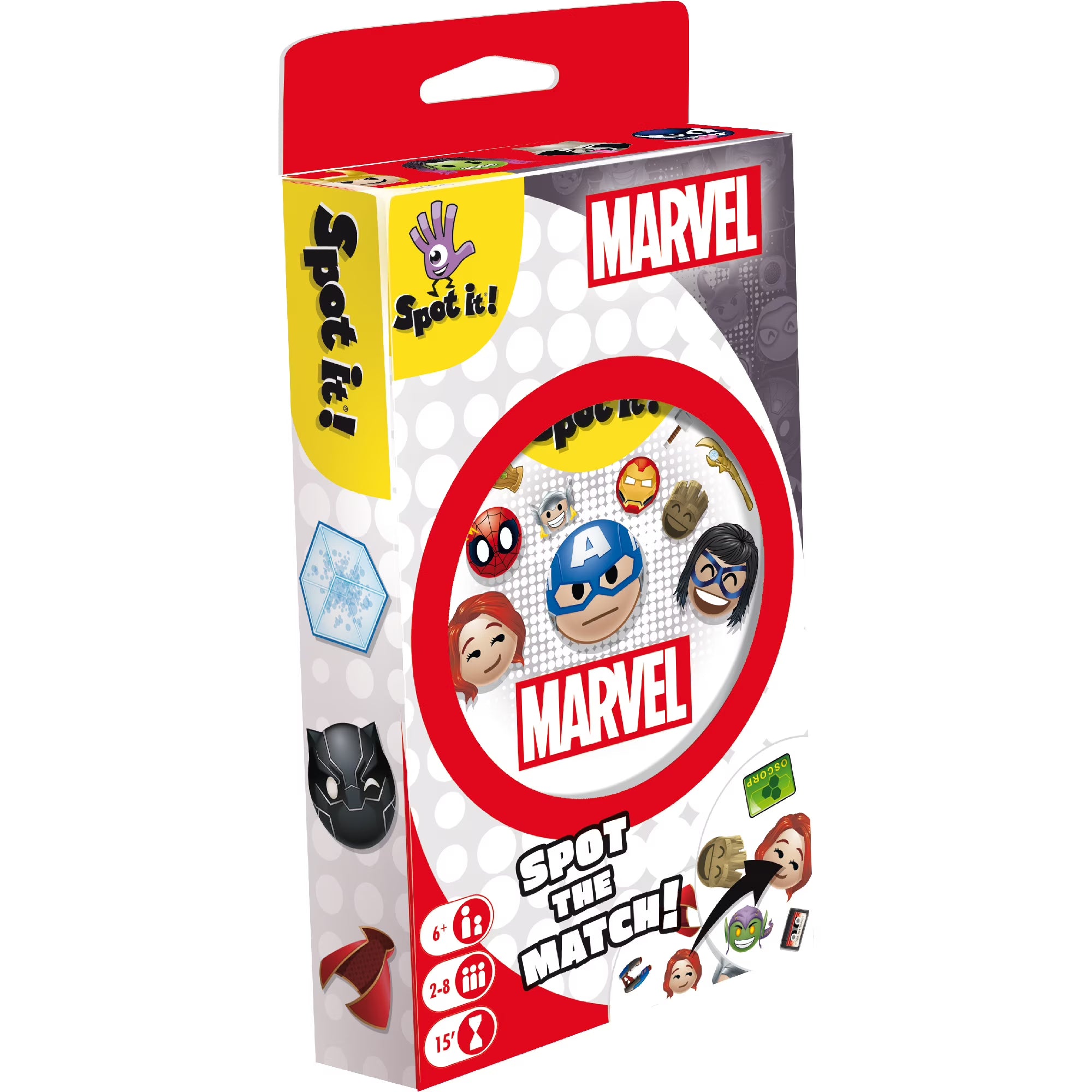 Zygomatic Spot It Marvel Eco Pack Family Matching Card Game