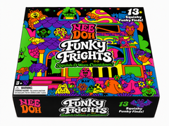 Schylling NeeDoh Funky Frights 2026 Squish-O-Ween Halloween Countdown Box with 13 surprises