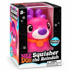 Schylling NeeDoh Squisher the Reindoh Squishy Fidget Toy 1 Piece Random Color