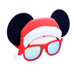 Sun-Staches Disney Mickey Mouse Santa Holiday Costume Sunglasses