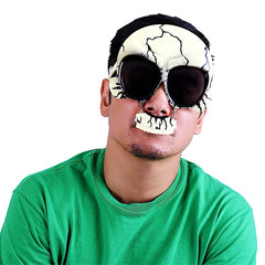 Sun-Staches Dark Lens Skull Mask Costume Sunglasses