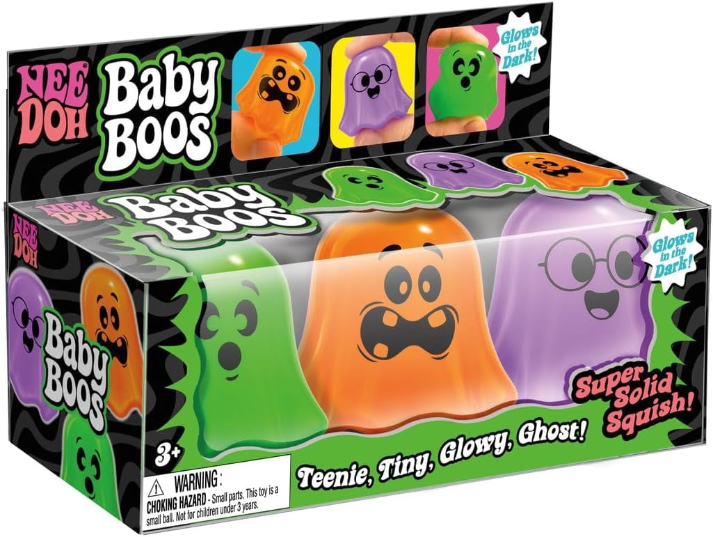 Schylling Needoh Needohween Baby Boos - Sensory Squeeze Toy - (Pack of 1)