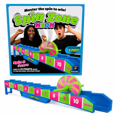 Relatable Spin Zone 21-Point Spinner Track Game with Rack and Spinner
