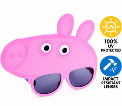 Peppa Pig pink character costume sunglasses for kids