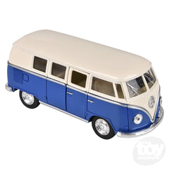 The Toy Network 5 Inch Die Cast Pull Back 1962 VW Classic Bus 1 Piece Random Color