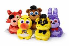 Five Nights at Freddy’s Freddy Fazbear 4-Inch Plush Toy – Soft Brown Bear Character Plush with Top Hat