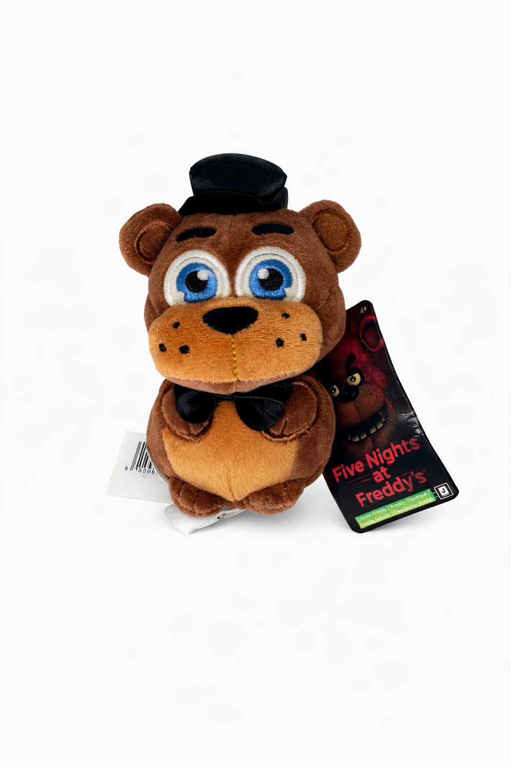 Five Nights at Freddy’s Freddy Fazbear 4-inch brown bear plush toy with top hat