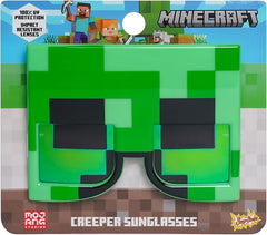 Minecraft Creeper green pixel character costume sunglasses