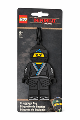 LEGO Ninjago Black Ninja luggage tag travel accessory