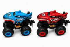 Thin Air Brands Mini Shark Truck Light & Sound Motorized Toy (Red or Blue)