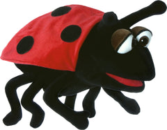 THiN AiR Brands Living Puppets Trudy 11 Inch Red and Black Ladybug Hand Puppet